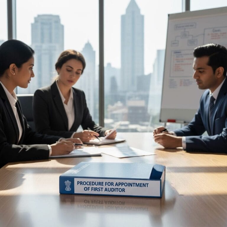 Procedure for the Appointment of First Auditor in a Company