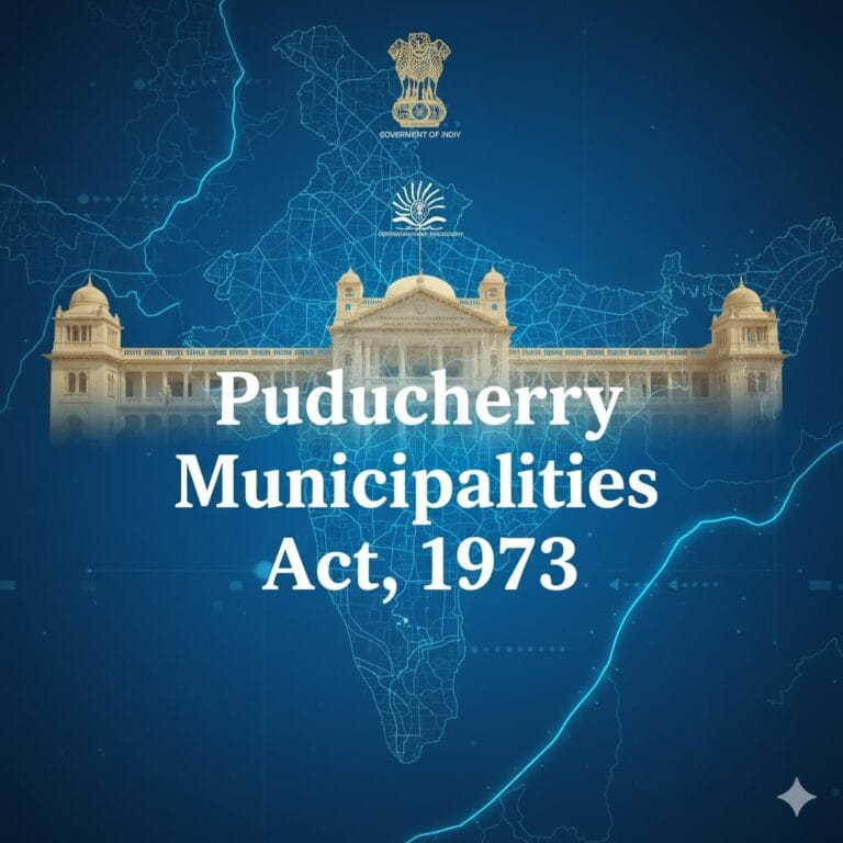 Puducherry Municipalities Act, 1973