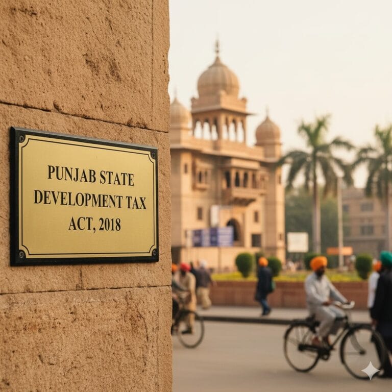 Punjab State Development Tax Act, 2018