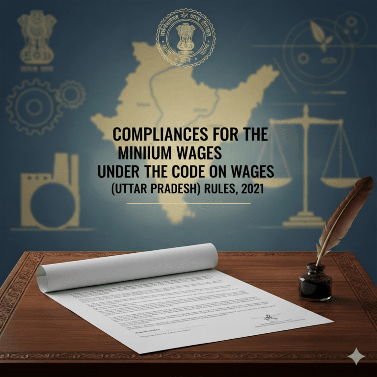 Compliances for the Minimum Wages under the Code on Wages (Uttar Pradesh) Rules, 2021