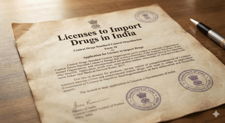 Licenses to Import Drugs in India
