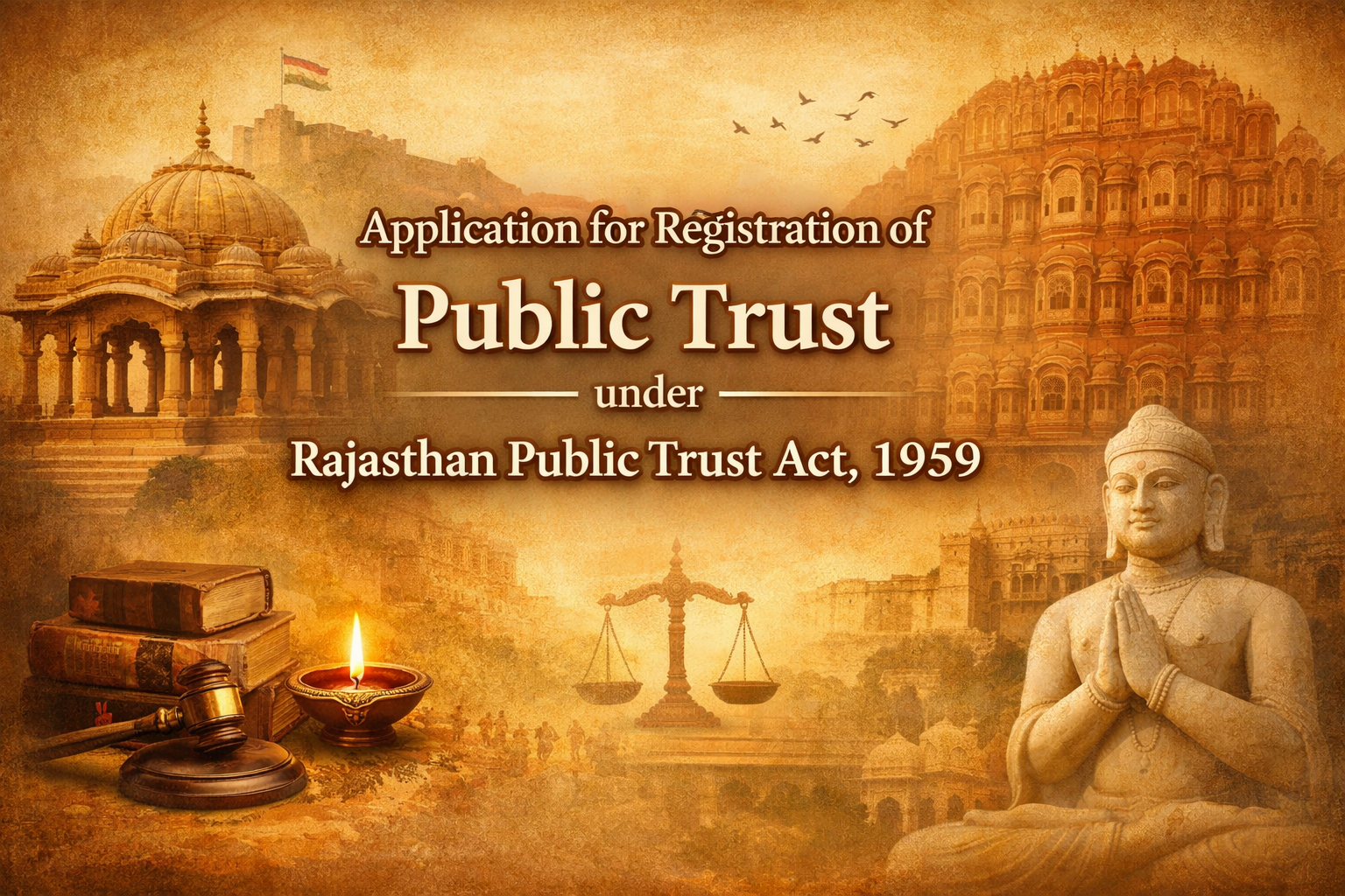 Application for Registration of Public Trust under Rajasthan Public Trust Act, 1959