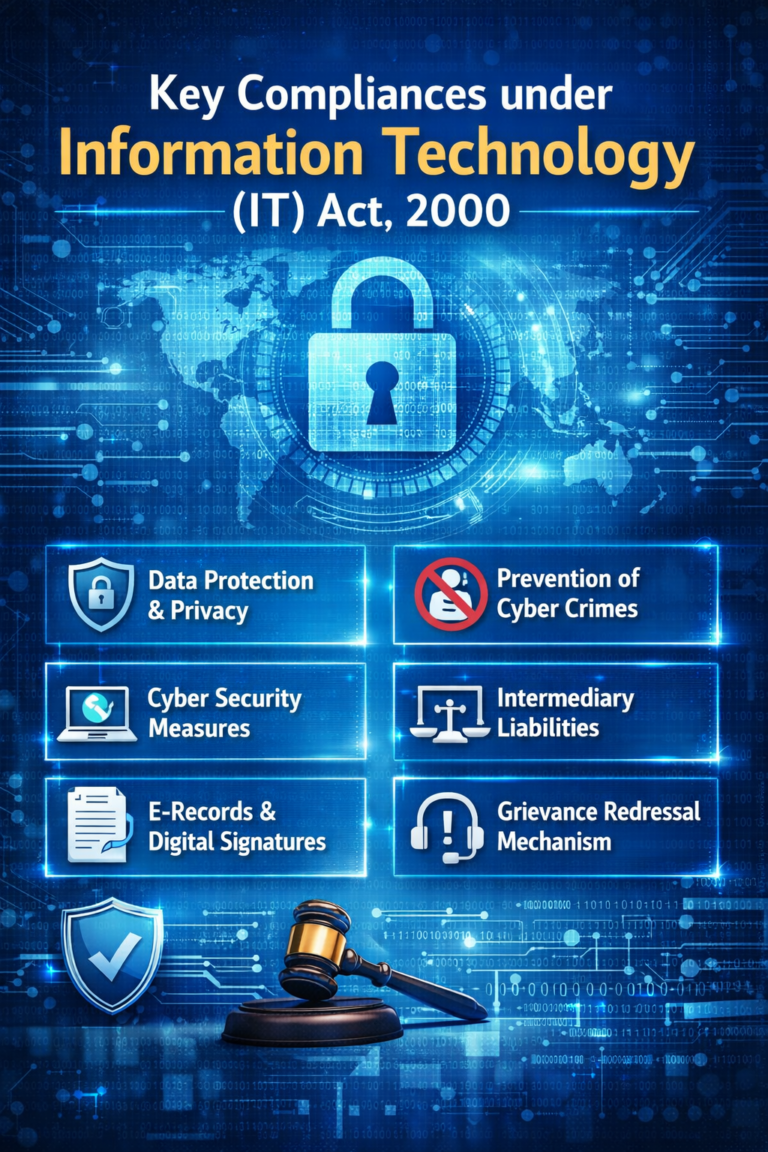 Key Compliances under Information Technology (IT) Act, 2000