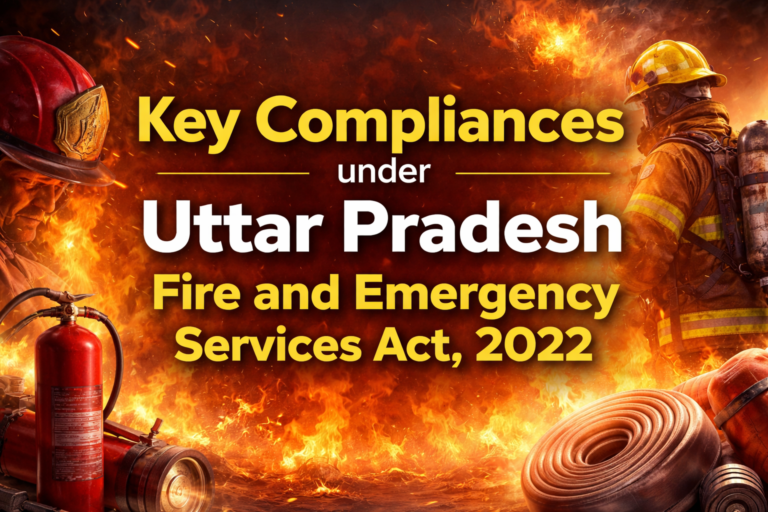 Key Compliances under Uttar Pradesh Fire and Emergency Services Act, 2022