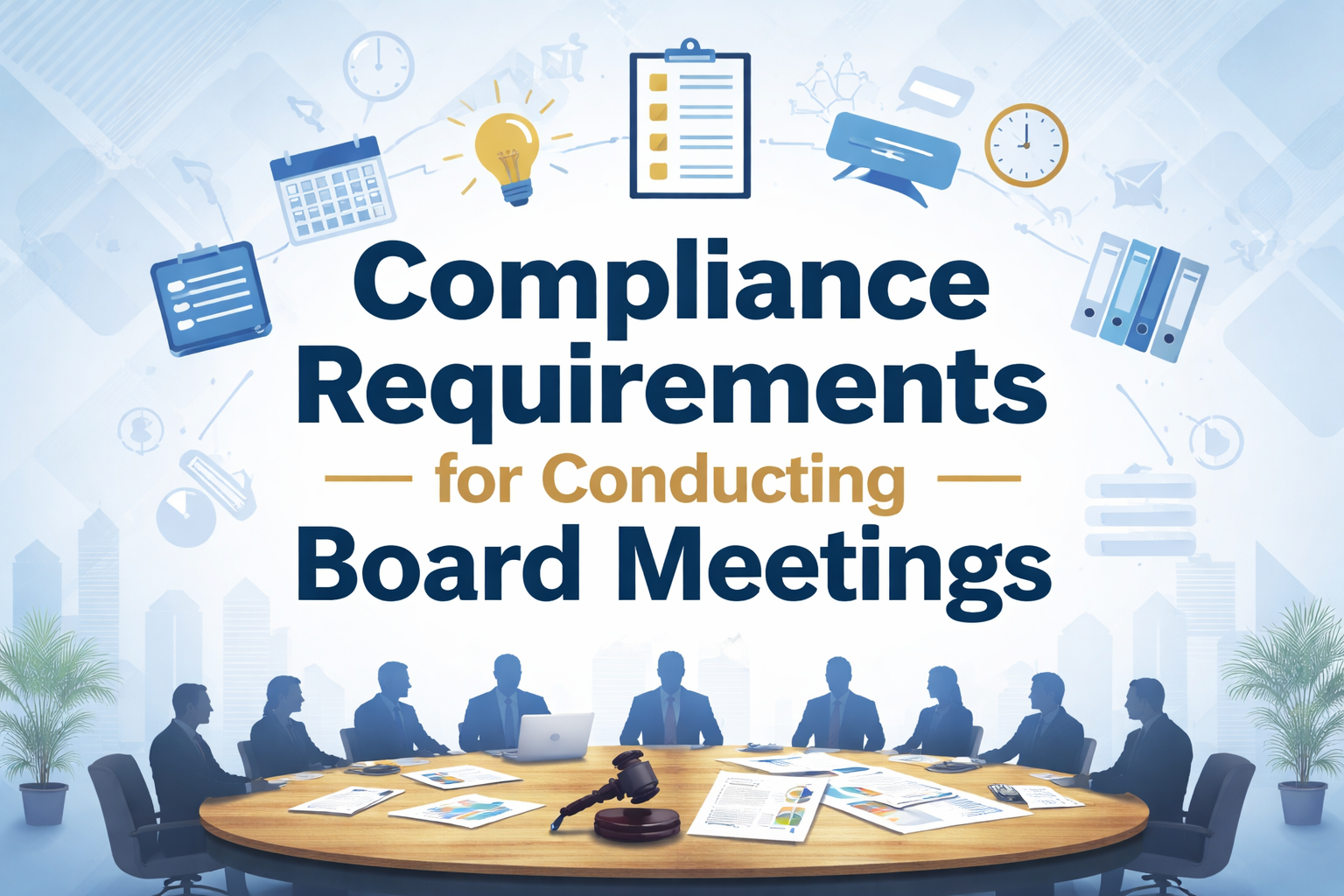 Compliance Requirements for Conducting Board Meetings