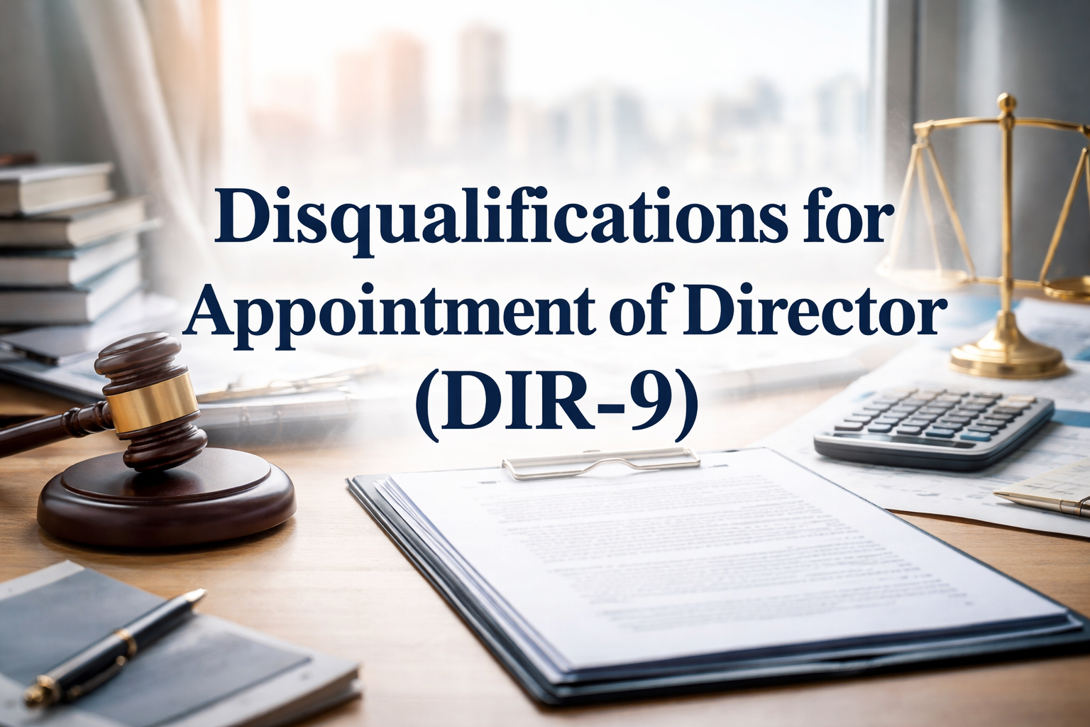 Disqualifications for Appointment of Director (DIR-9)