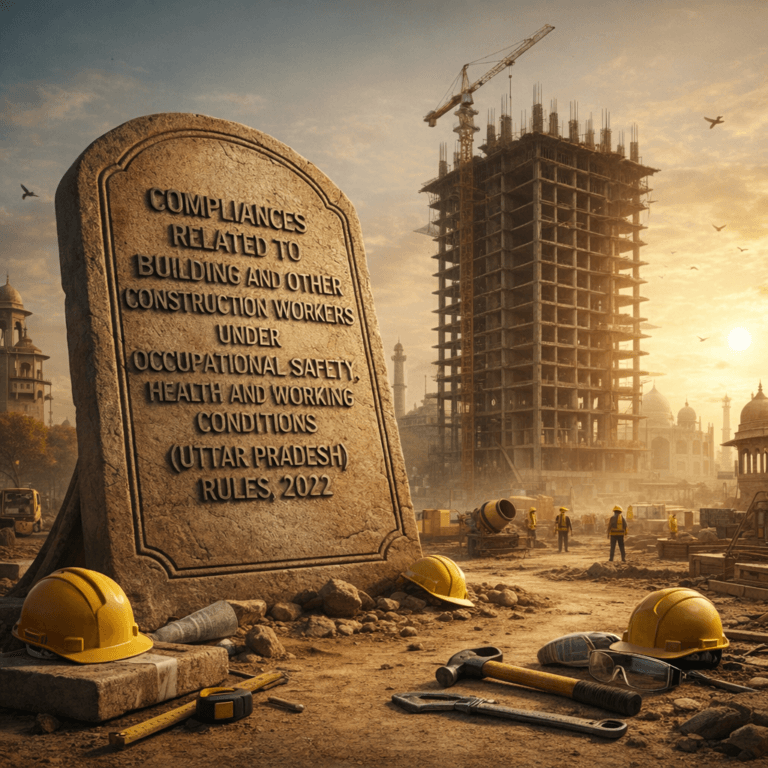 Compliances Related to Building and Other Construction Workers under Occupational Safety, Health and Working Conditions (Uttar Pradesh) Rules, 2022