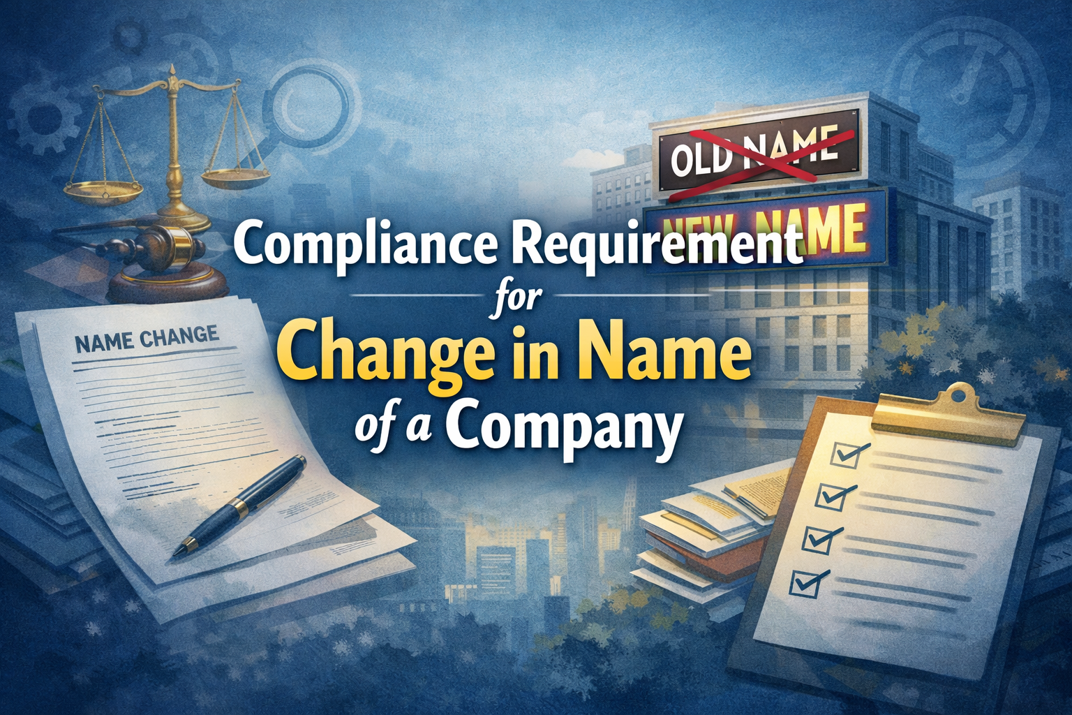 Compliance Requirement for Change in Name of a Company