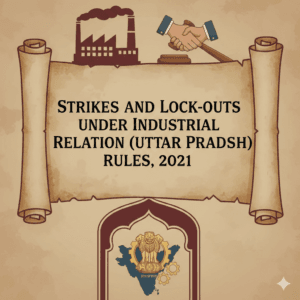Strikes and Lock-outs under Industrial Relation (Uttar Pradesh) Rules, 2021