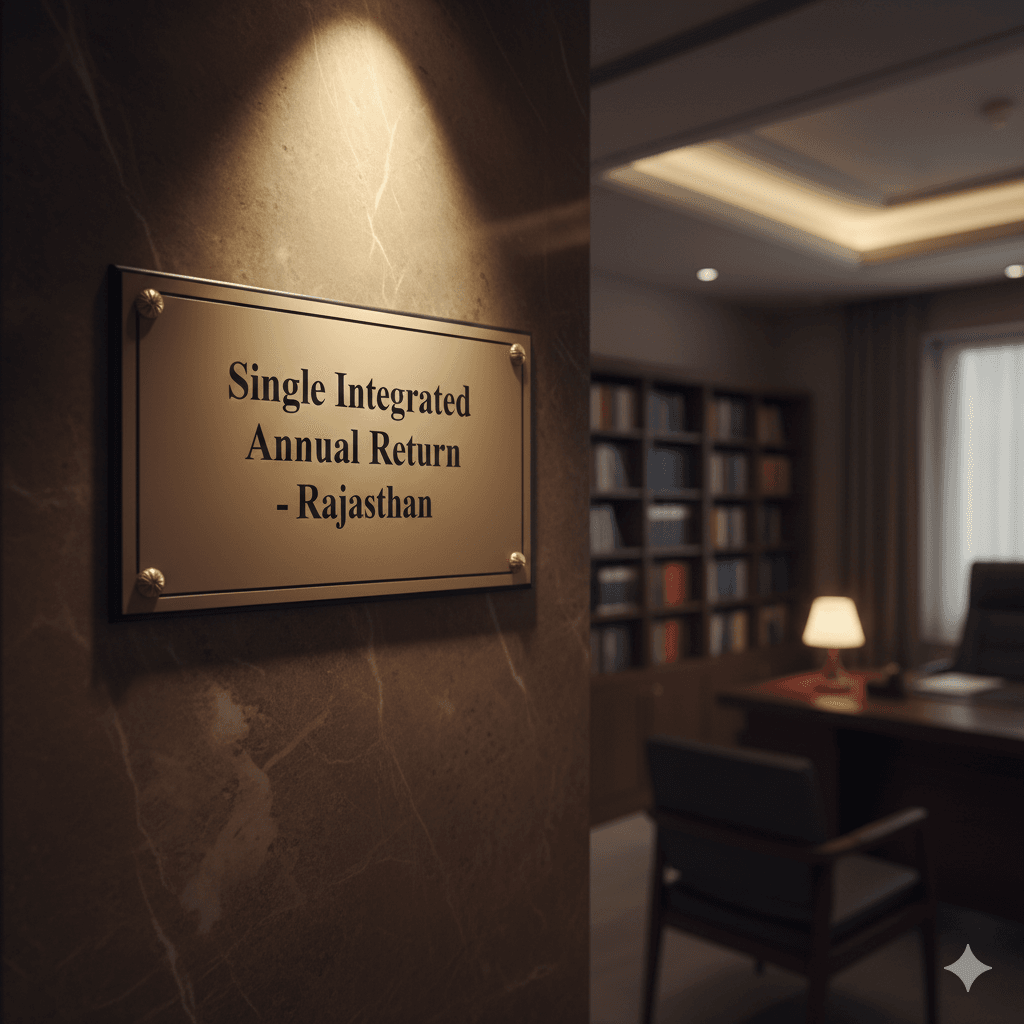 Single Integrated Annual Return - Rajasthan