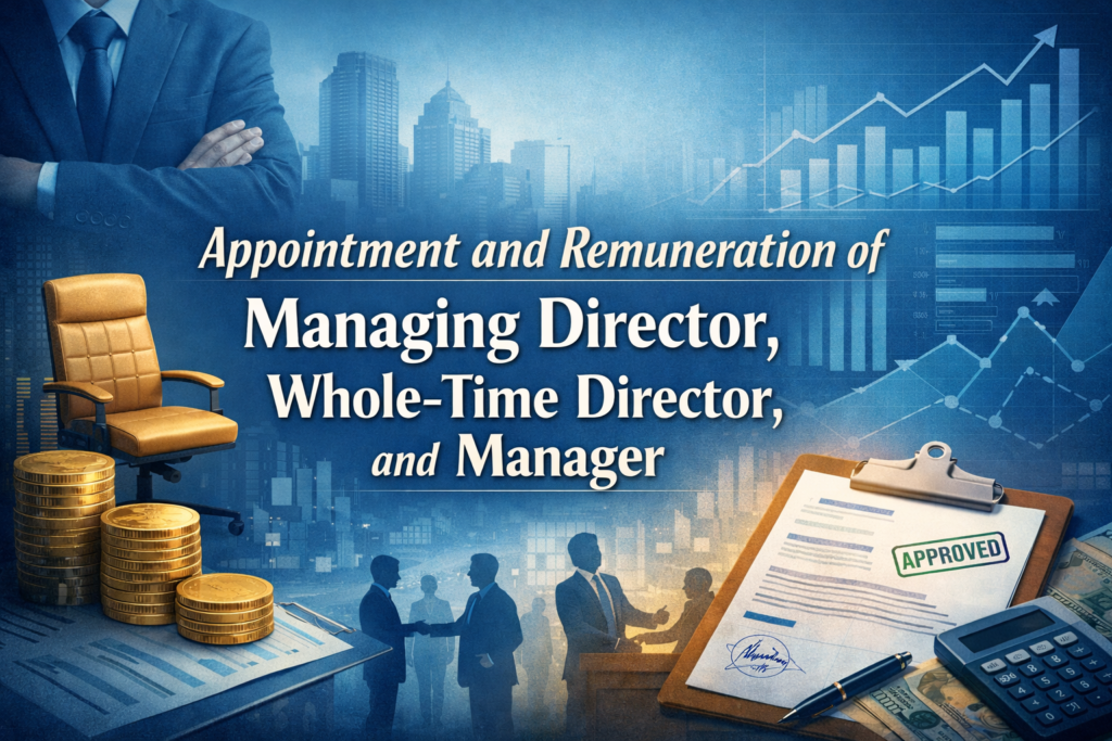 Appointment and Remuneration of Managing Director, Whole-Time Director, and Manager