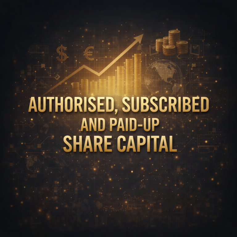 Authorised, Subscribed and Paid-Up Share Capital