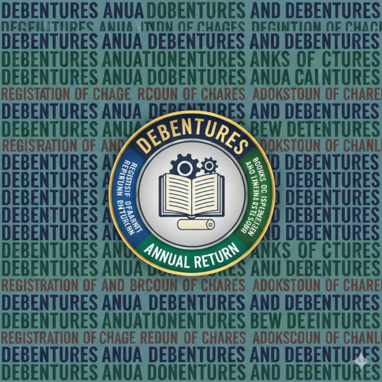 Debentures, Annual Return, Registration of Charges, Books of Account and their Inspection