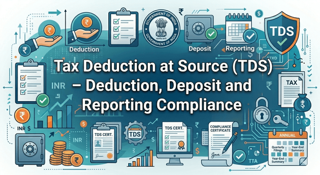 Tax Deducted at Source (TDS) mechanism is a cornerstone of India’s direct tax system, designed to ensure timely collection of taxes at the source of income generation.