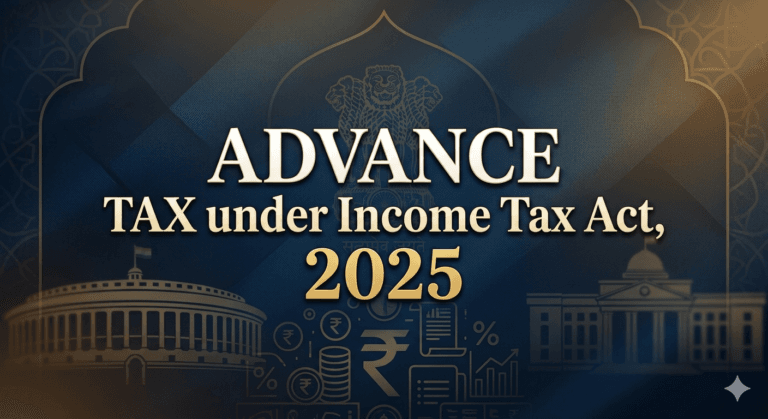 Advance Tax under Income Tax Act, 2025