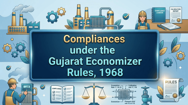 Compliances under the Gujarat Economizer Rules, 1968