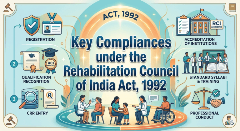 Key Compliances under the Rehabilitation Council of India Act, 1992
