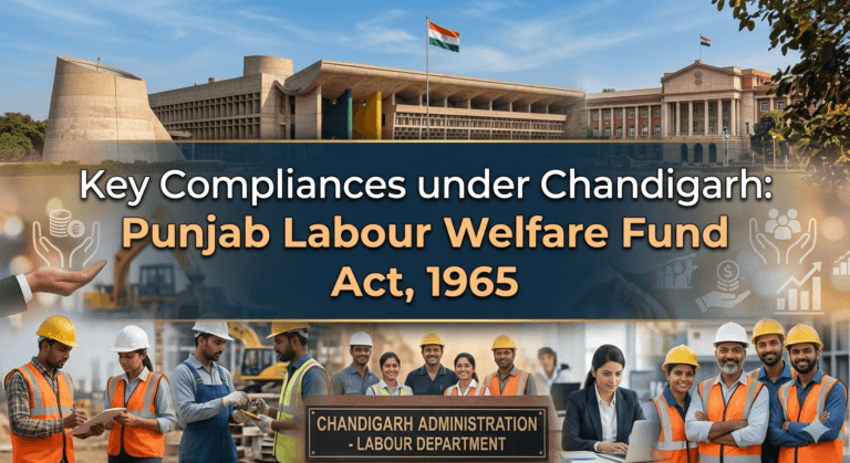 Key Compliances under Chandigarh: Punjab Labour Welfare Fund Act, 1965