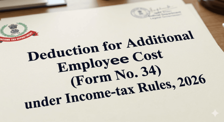 To promote employment generation, the tax framework provides a deduction in respect of additional employee cost incurred by eligible businesses.
