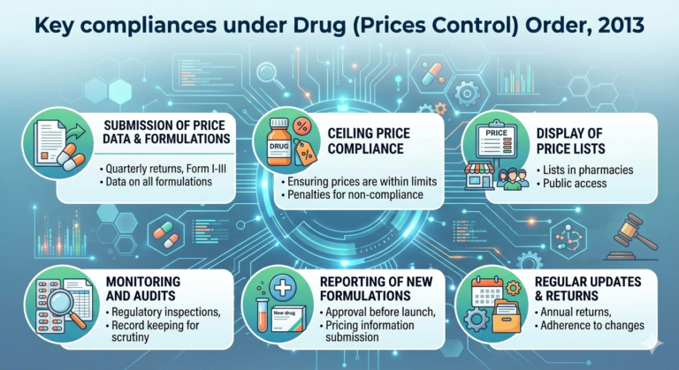 Key compliances under Drug (Prices Control) Order, 2013